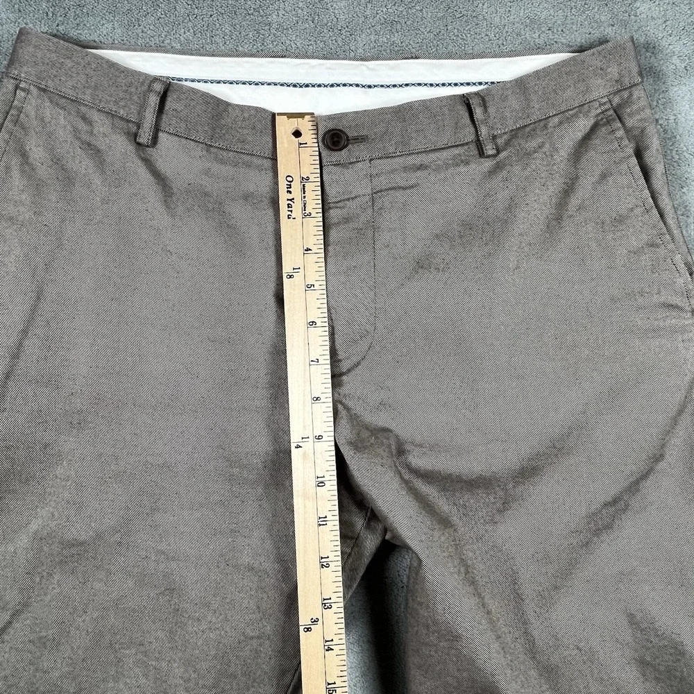 Charles Tyrwhitt Pants Mens 34x34 Light Brown Straight Leg Cotton Stretch Chinos